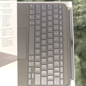 Gray Keyboard Case with Stylus Holder